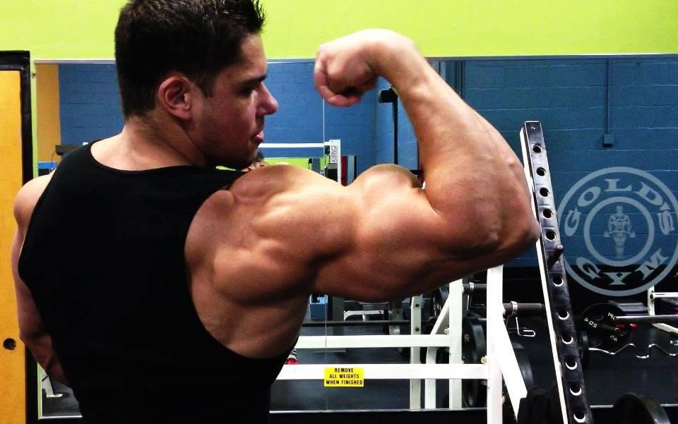 Jeff The Producer training at Gold's Gym